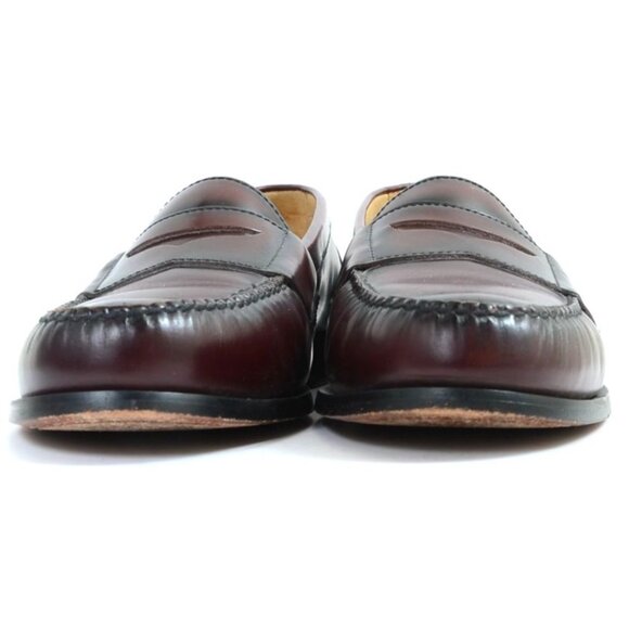 G.H. Bass & Co. Men\'s 10D Burgundy Leather Penny Loafers Dress Shoe Preppy main image 9